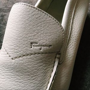 Salvatore Ferragamo Loafers White/Cream
